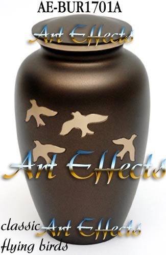 Manufacturers Exporters and Wholesale Suppliers of Classic Rustic Bronze Flying Birds Brass Cremation Urn Farrukhabad Uttar Pradesh